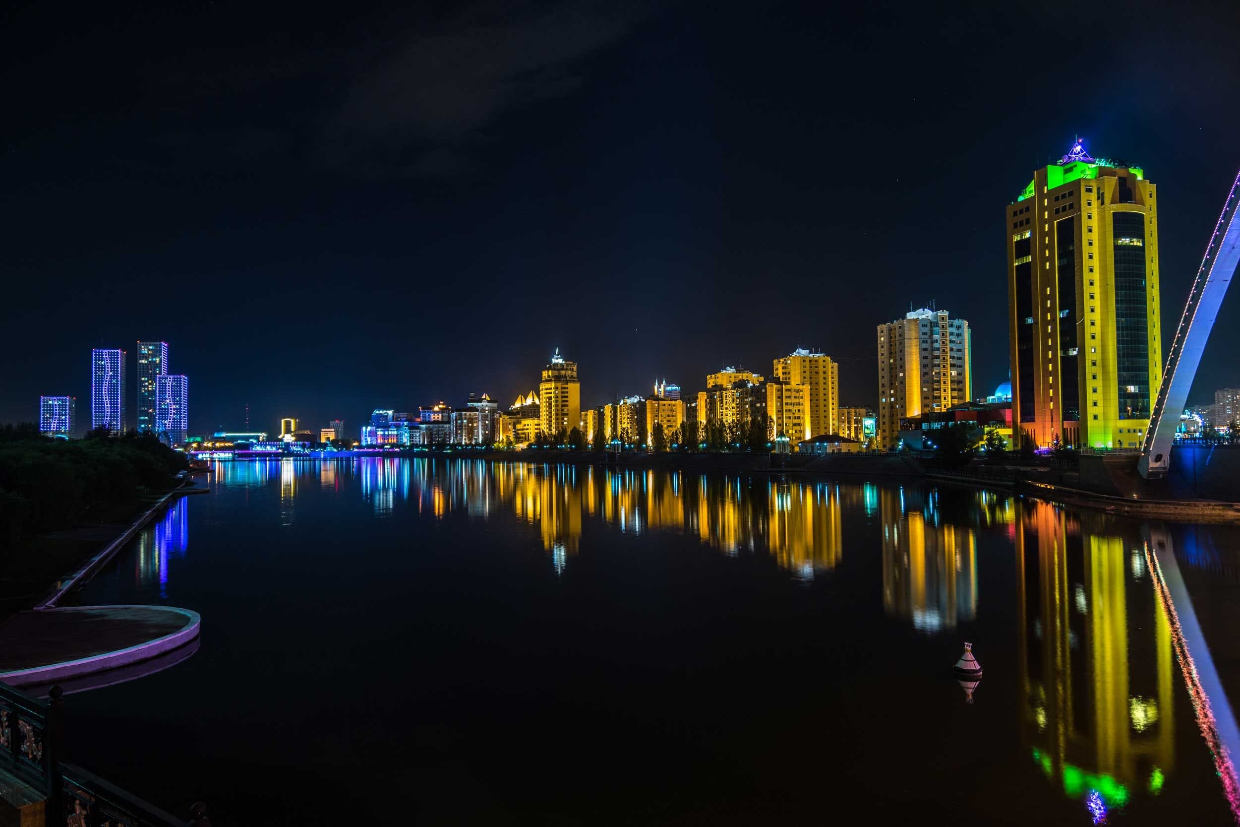 Набережная реки Ишим